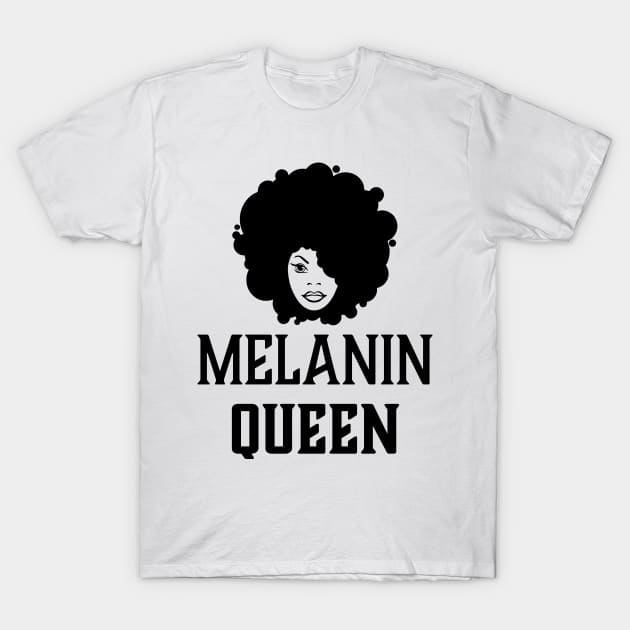 Melanin Queen, Black Girl Magic, Black Woman T-Shirt by UrbanLifeApparel